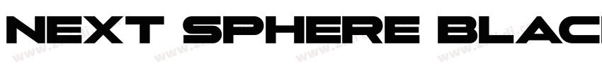 Next Sphere Black字体转换
